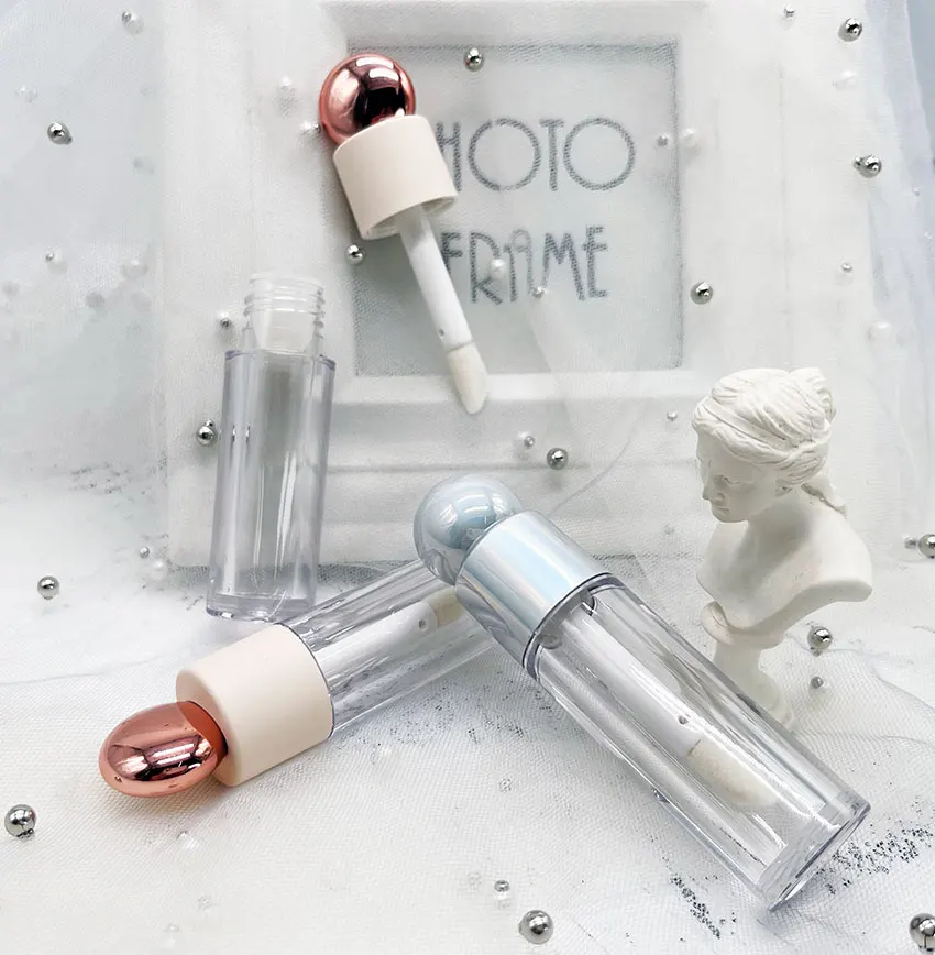 Плоская крышка горячая печать макияж блеск для губ