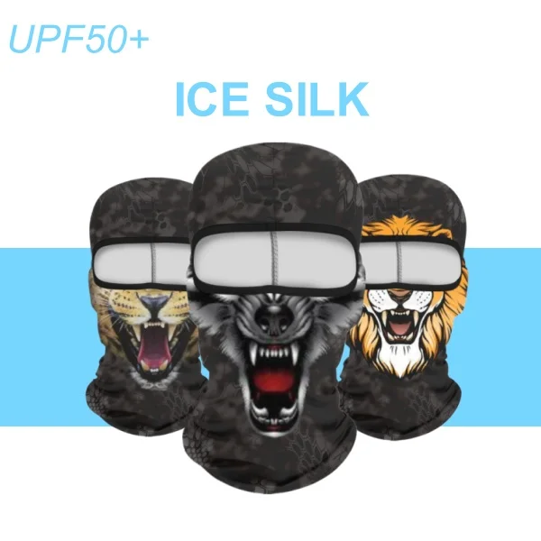 Fashion Outdoor Sports beast Mask Ice Silk head wear Motorcycle Riding Head Cover monster Cycling Balaclava