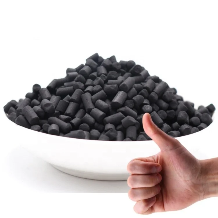 Columnar Pellet Coal Activated Carbon for Gas Treatment and Purification