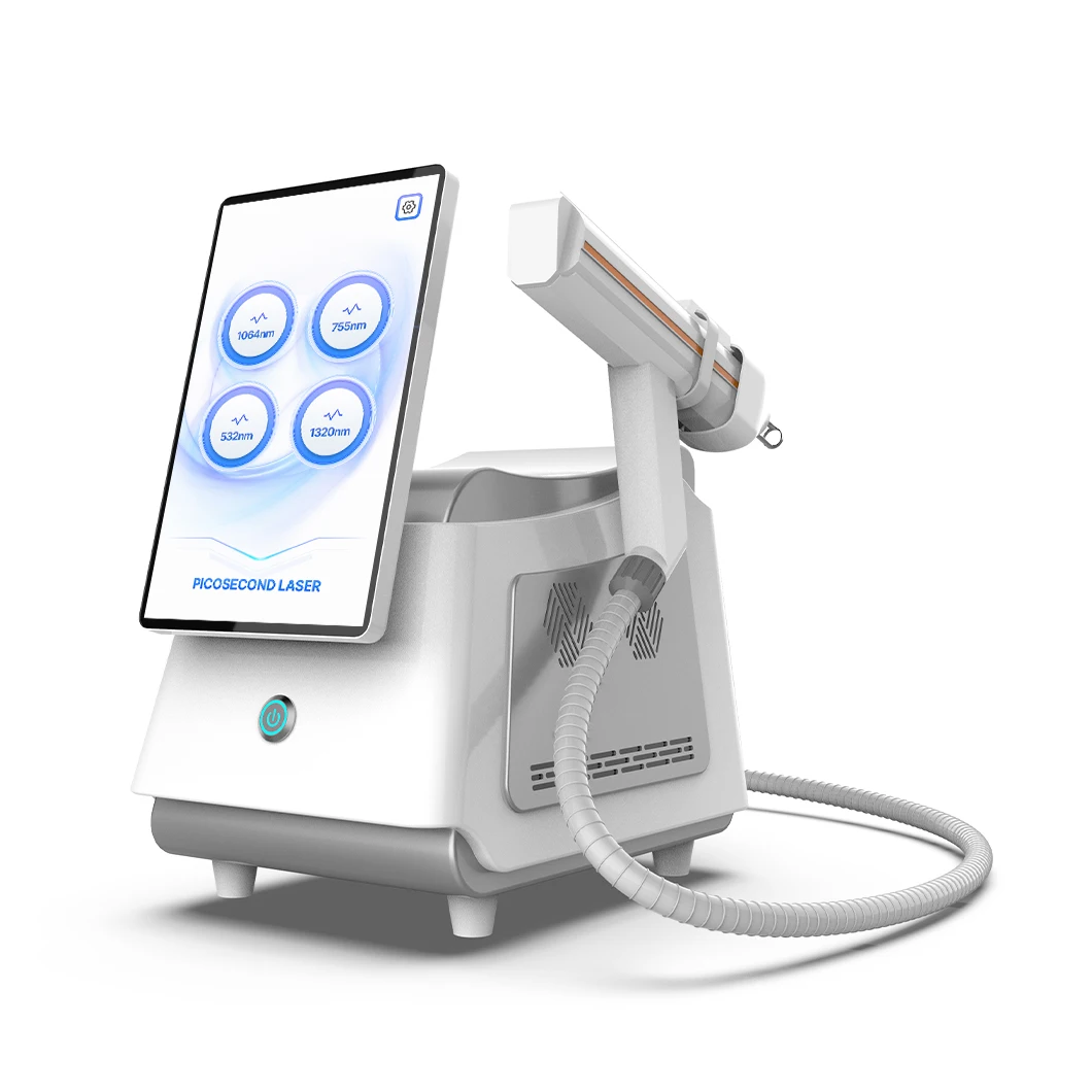 4 Probes Factory Picosecond Pico Laser Machine Pigment Tattoo Removal Nd Yag Active Q Switch