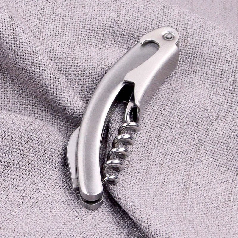 Prestige Waiters Personalized Stainless Steel Wine Bottle Openers Corkscrew Bottle Opener Foil Cutter Key for Waiters Bartender