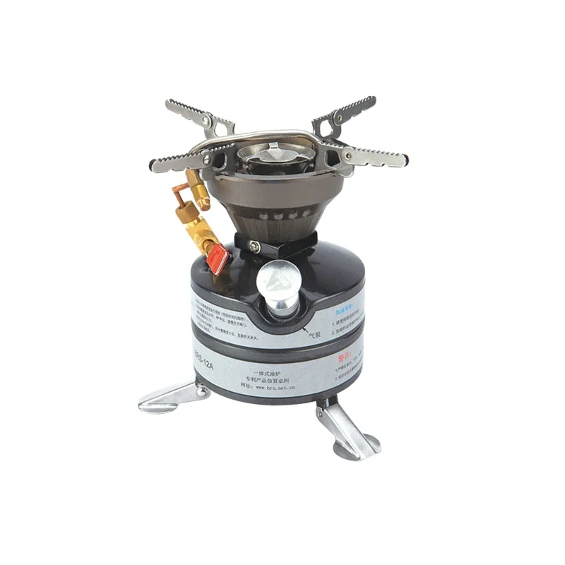 Customization BRS-12A Mini Liquid Fuel Camping Gasoline Stove For Outdoor Picnic Fold Oil Burners Portable Stoves