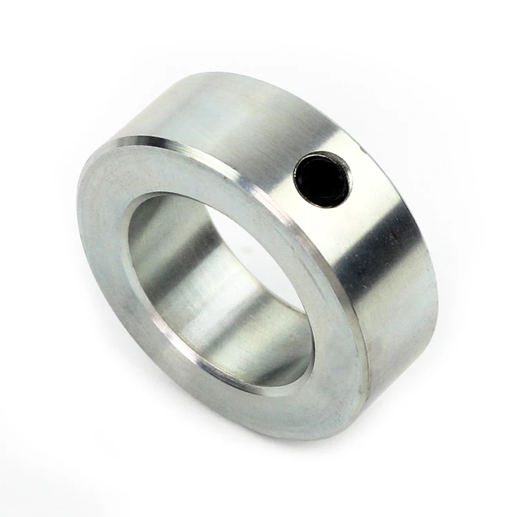 Anodizing aluminium shaft collar Double Split clamping shaft collars set screw shaft collar zinc coating