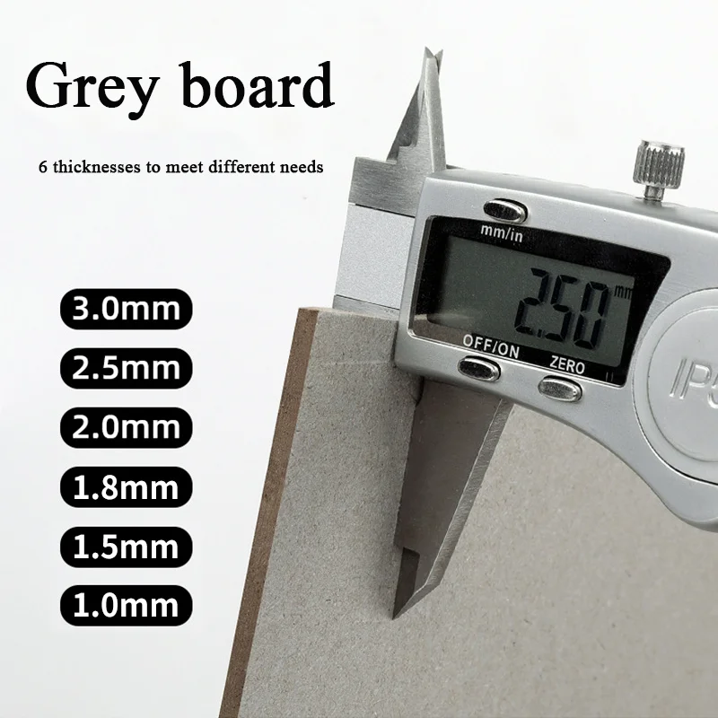 Hot sale solid cardboard paper 3mm grey paperboard sheet