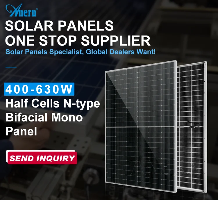 Anern portable bipv 450W 580W 630W solar panel outdoor foldable solar charger portable solar panel