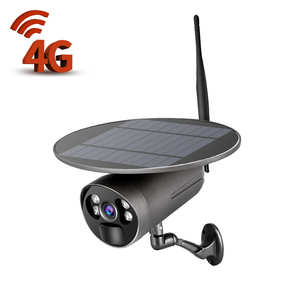 BST-JG-5L solar camera factory outdoor waterproof wireless tuya app two-way voice 1080P color night vision battery solar 4G cam