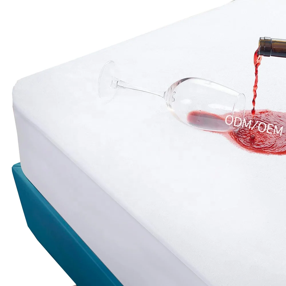 Mattress Cover Waterproof Bed Cover Mattress Encasement Terry Cloth Mattress Protector