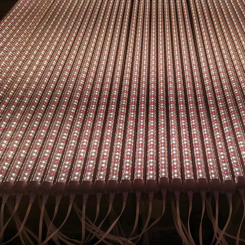 Full spectrum led grow light bar 2ft 3ft 4ft T8 high output hydroponics t8 led tube grow light for greenhouse