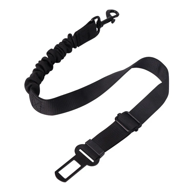 black nylon adjustable nylon pet cat harness and leash