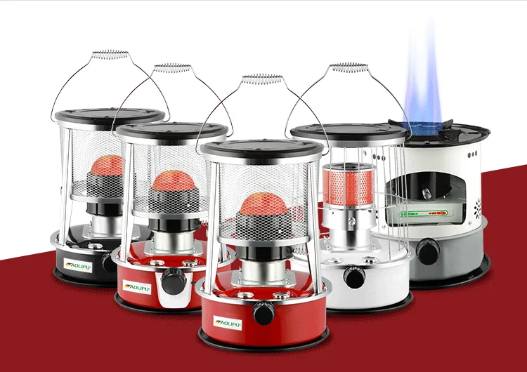 9000BTU/hr portable thermostat Indoor kerosene heaters stove for sale camping  outdoor glass chimney kerosene oil heater