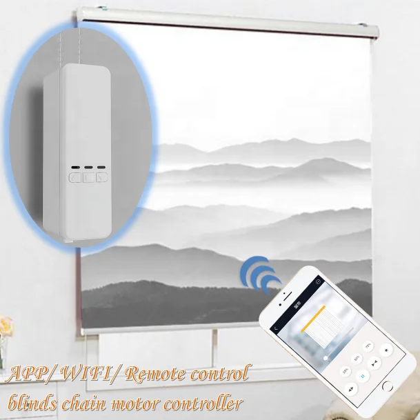 Home Decoration Manual Waterproof Wood Venetian Roller Shutter 433 Remote  Blind Motor