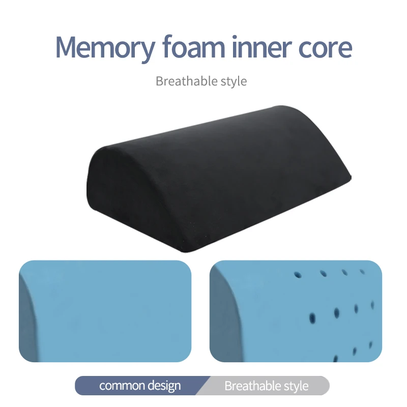 Non-slip Semi Cylinder Foot Support Cushion Relieves Foot Pain Comfortable Office Foot Rest Pillow Under Desk