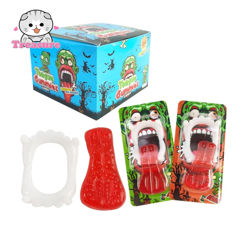 Sweets Halloween Toy Tongue Gummies Candy