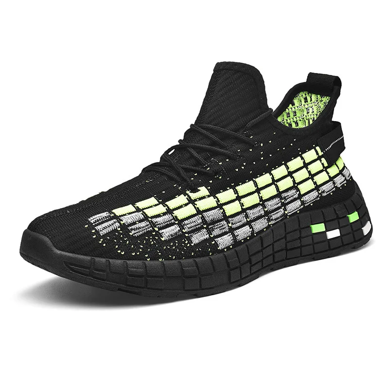 free shipping black stylish sneaker outer soles sports casual joggers flat stylish track  for men shoes sneakers