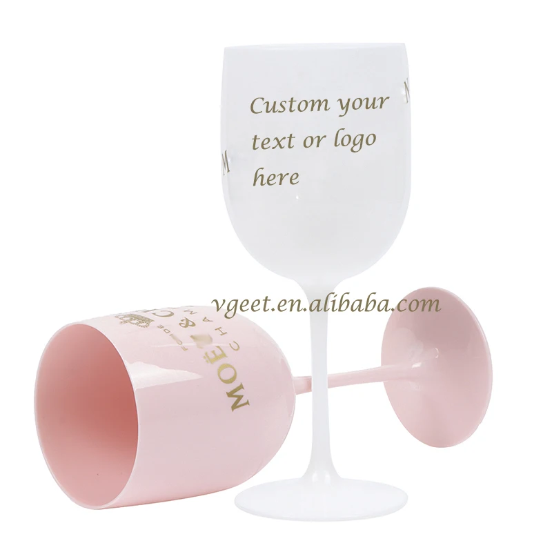 VGEET drinking dishwasher safe 450ml 16oz custom LOGO unbreakable colored plastic red wine glasses for wedding party event