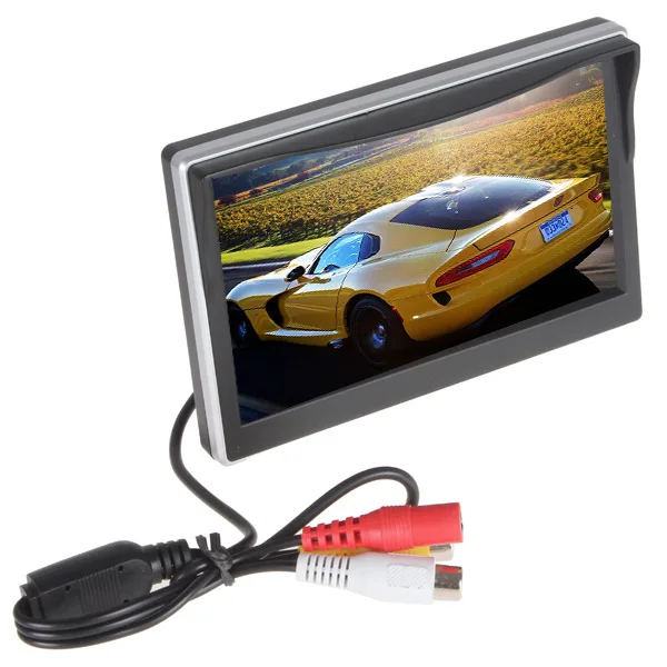 tft car system 5 inch Reversing display motorized lcd car monitor