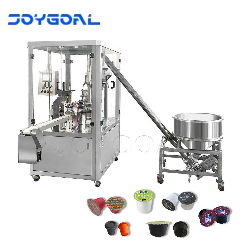  automatic rotary coffee capsule filling sealing machine
