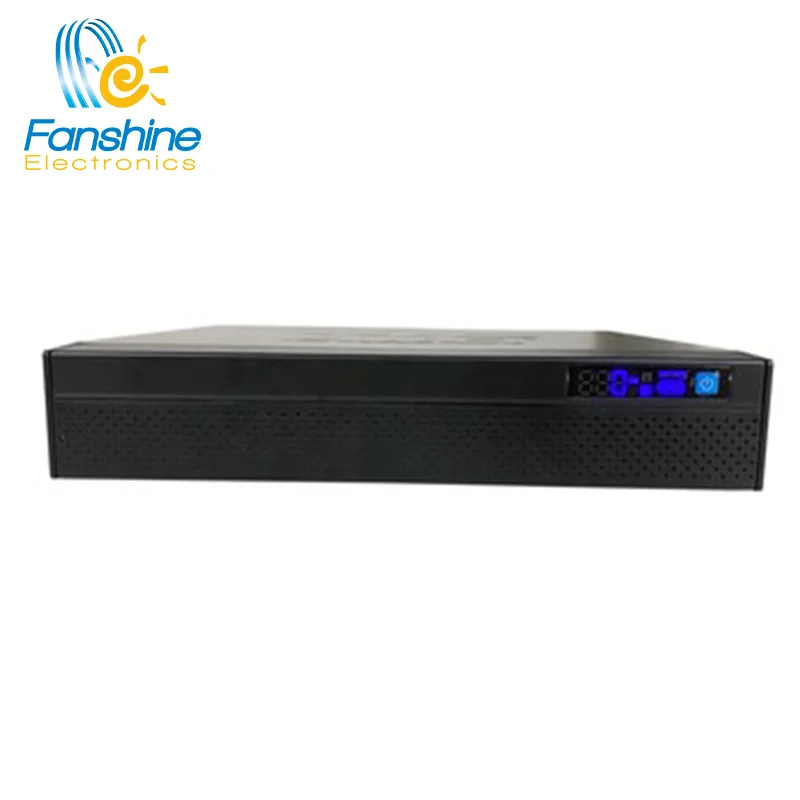 2023 Fanshine 10A 9 в 12 В 22400 мАч CCTV UPS DC с жидкокристаллическим дисплеем POE 110 Вт бесперебойный источник