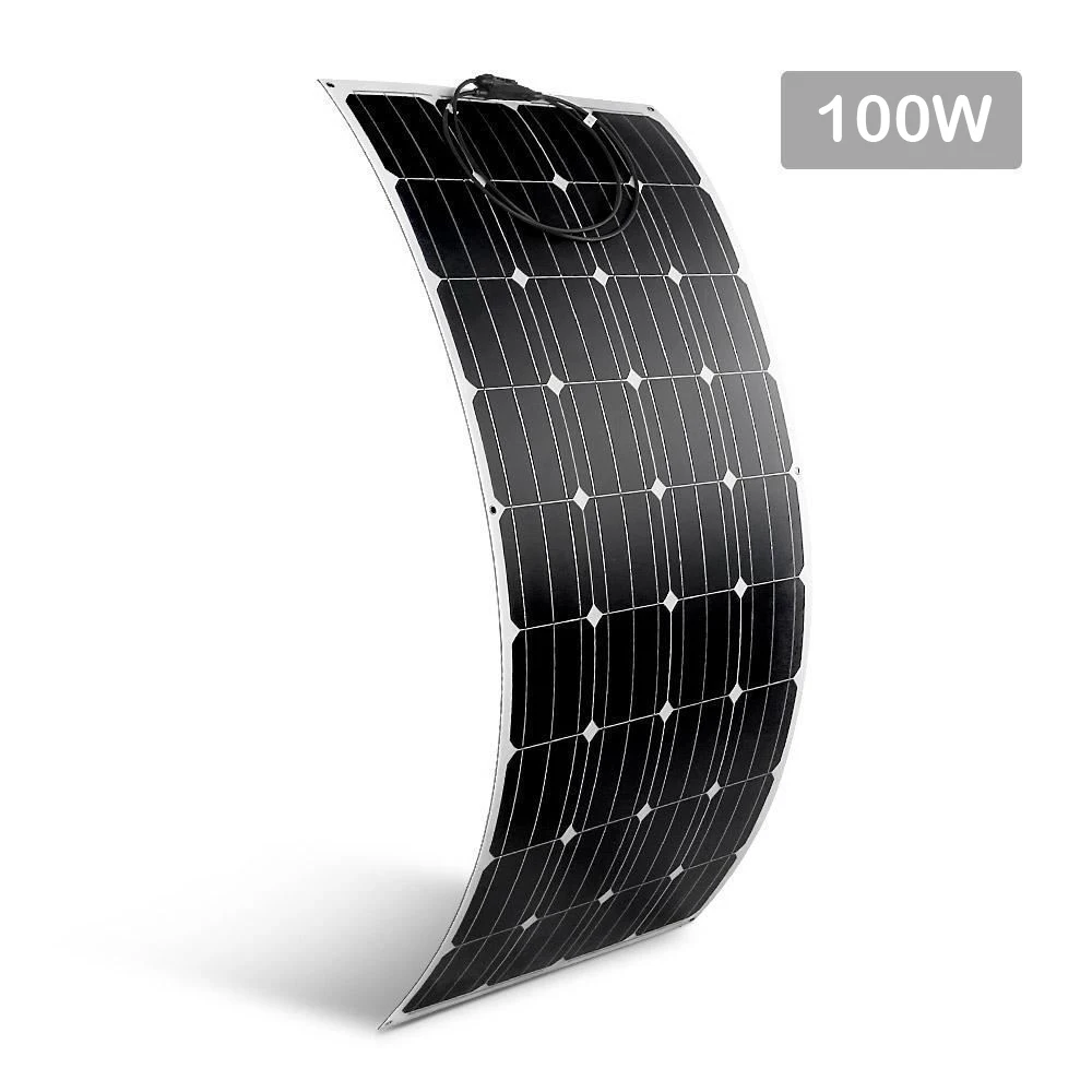 100W & 200W Flexible Solar Panels ETFE Thin Film Technology High Efficiency Easy Installation
