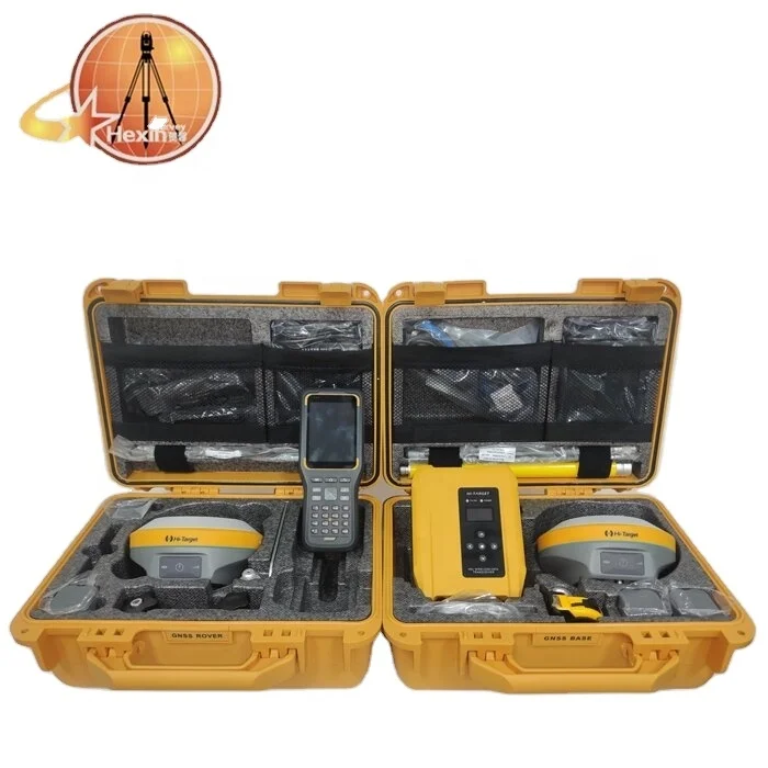 High performance Hi-Target V90plus GPS RTK double frequency 800 channels GPS GNSS supports Tilt Survey System