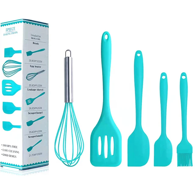 5 pcs silicone kitchen brushes