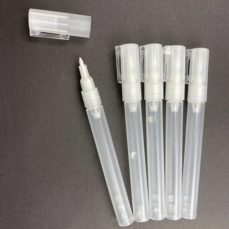 Hot Sale 0.7mm Tip Refill Ink Empty Paint Marker Pen With Transparent Barrel