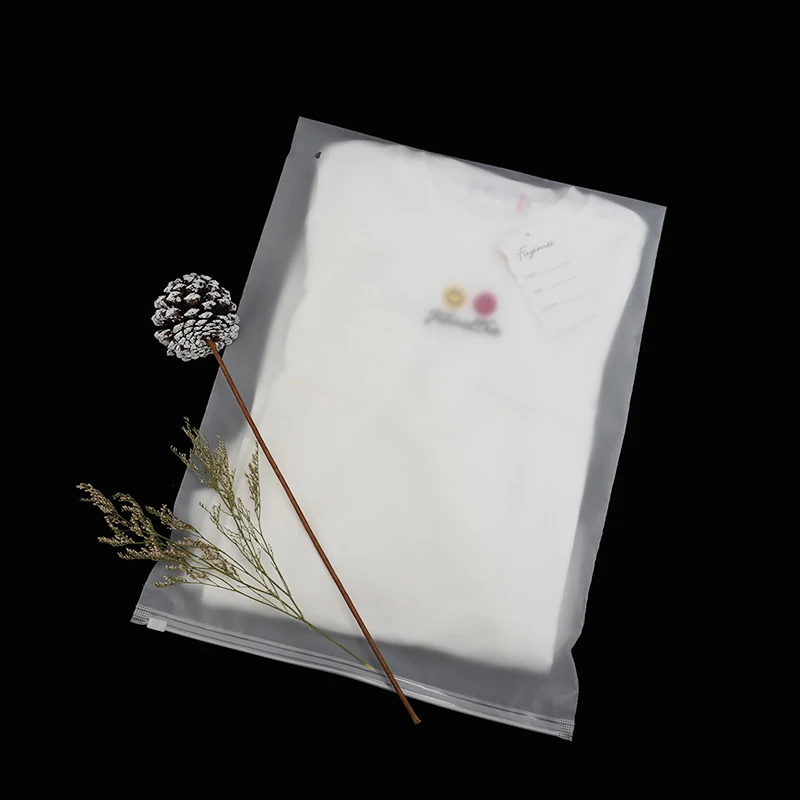 Полиэтиленовый пакет на молнии из ПВХ для упаковки одежды, одежды, рубашек, купальников, биоразлагаемый матовый пакет на молнии