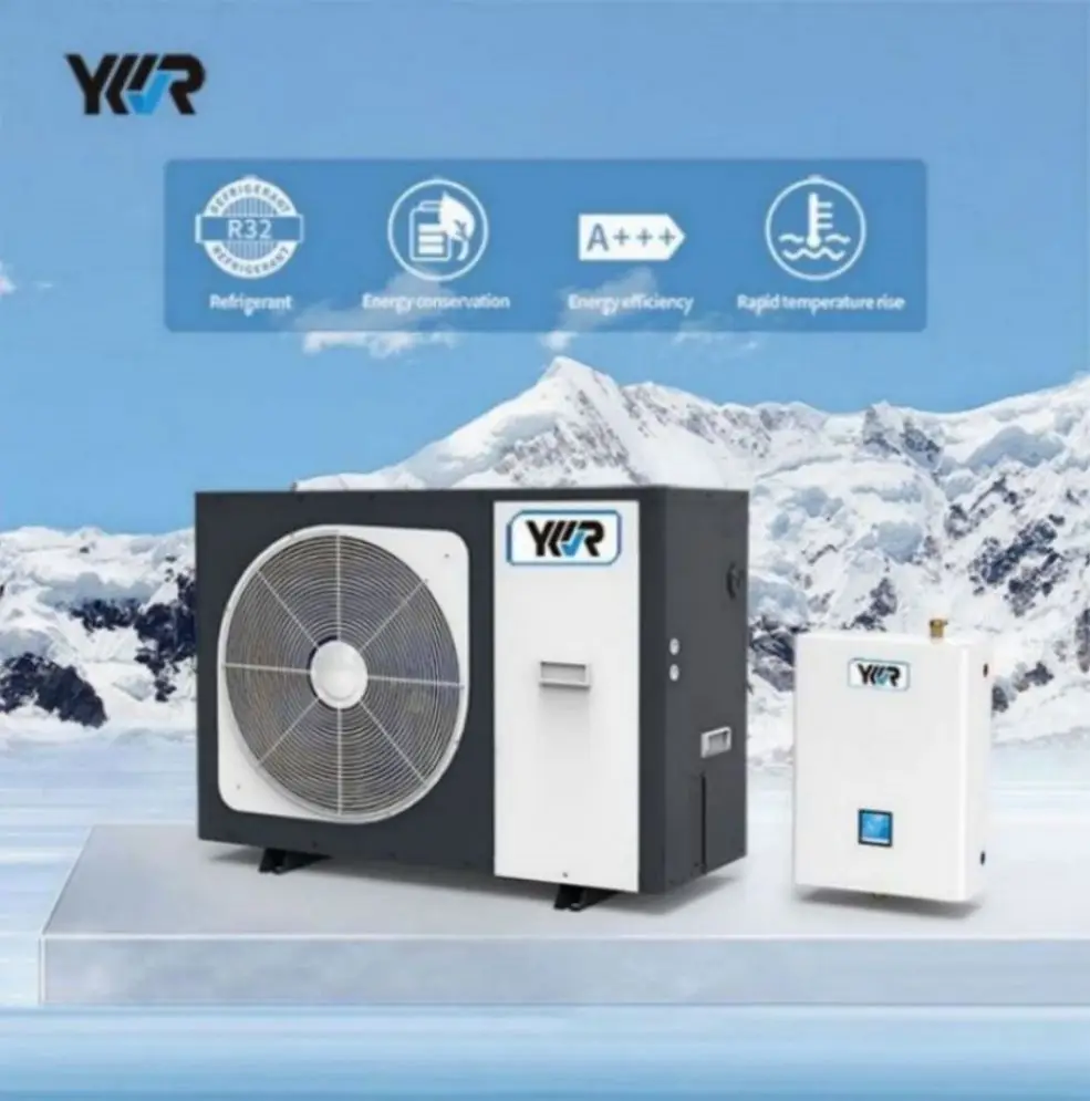 380V R32 высокий соp тепловой насос с передачей тепла от воздуха к воде водонагреватель для отопления и