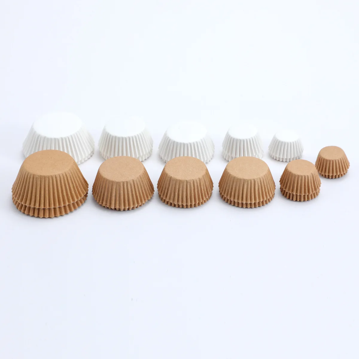 Manufacturers wholesale pure white cake paper cup100 tubes loaded with high temperature food grade greaseproof baking paper tray