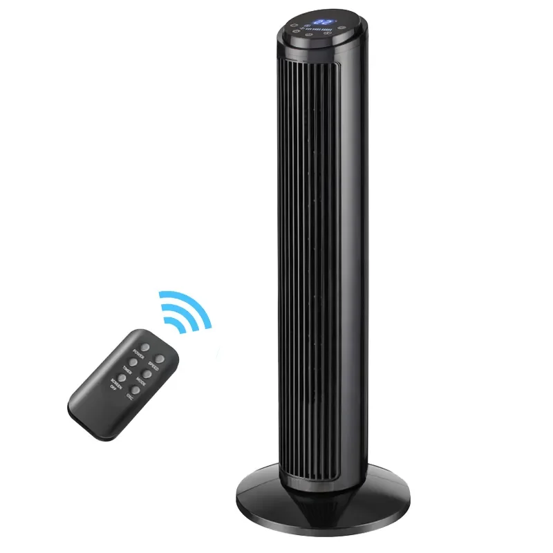 Factory Direct Sales 70 Degrees Swing Around  Best Living Room Tower Fan Zhongshan Intelligent Tower Fan