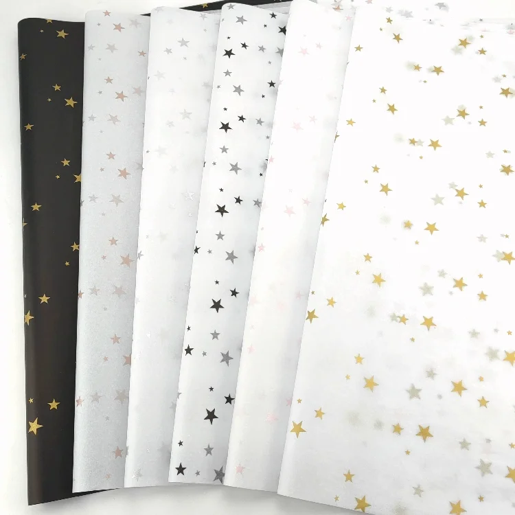 Custom 17gsm High Quality Tissue Paper Wrapping Recyclable and Own Brand Logo Silk Paper Wrapping Sheet Custom