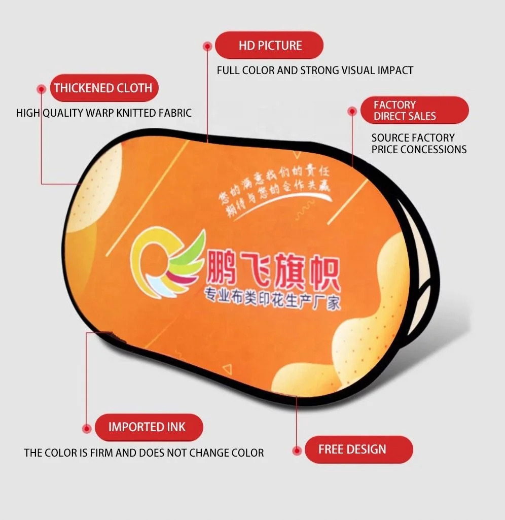 Pop Up A-Frame Promotional Banners For Outdoor Advertising