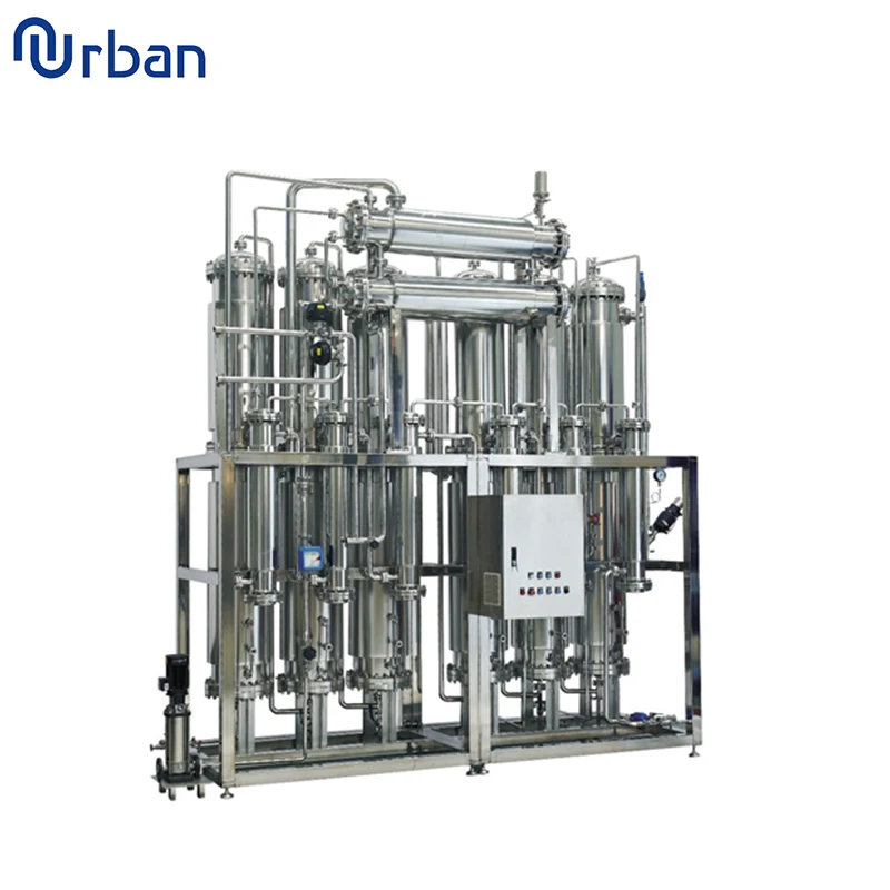 Индивидуальный многофункциональный водяной дистиллятор серии PLC LDS, система обработки воды под давлением