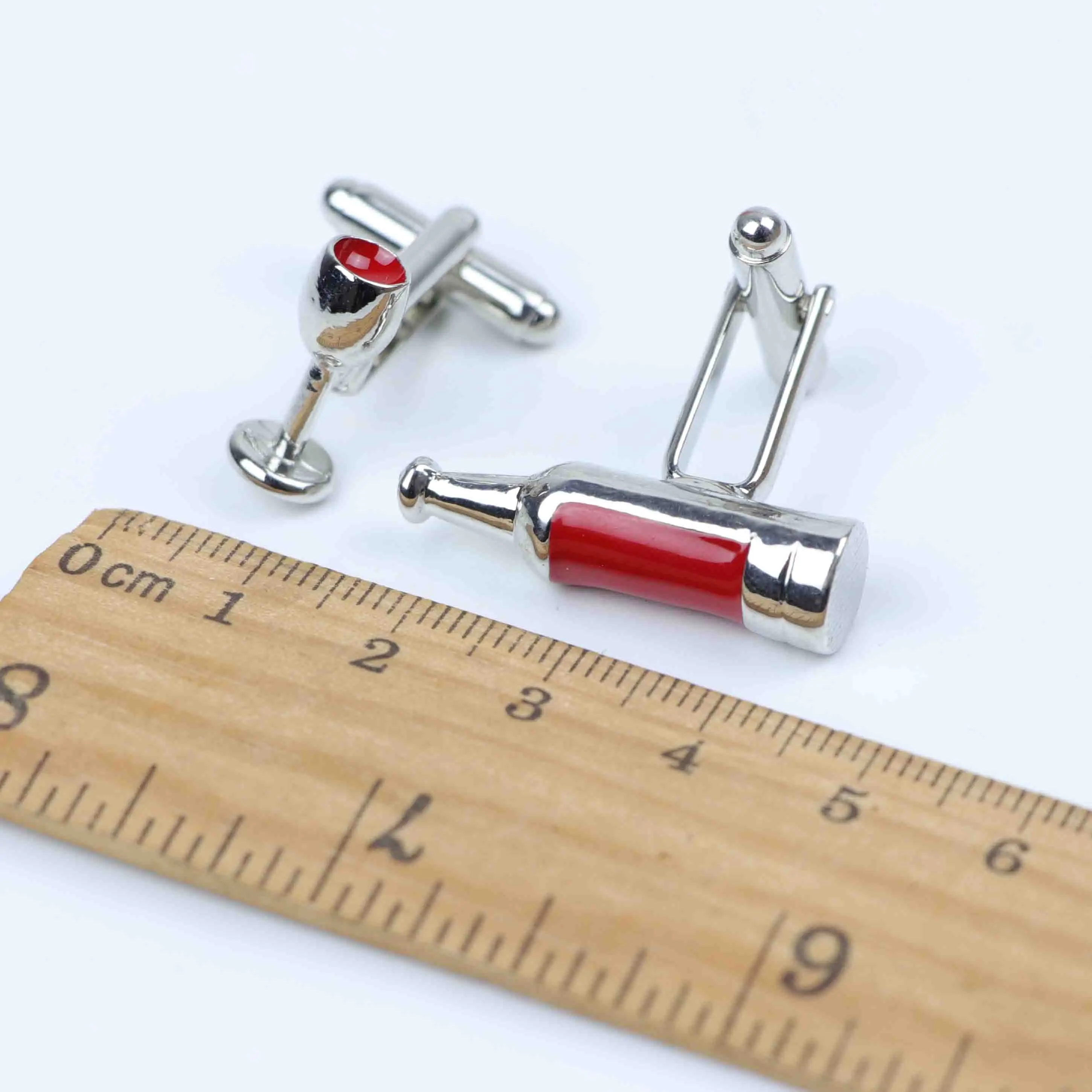 Christmas Laser Engraved Design Cufflink Luxury Cuff Buttons Silver Cuff Links Shirt Jewelry Winebottle Tree Snowflake