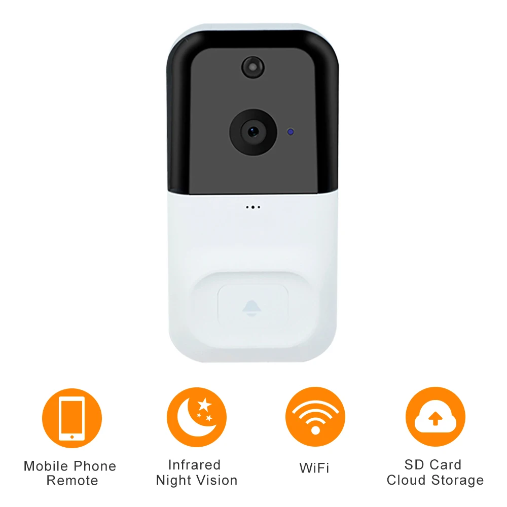 Waterproof Wireless Audio Door Phone Door Bell With Camera And Voice Intercom 2 Way Talk