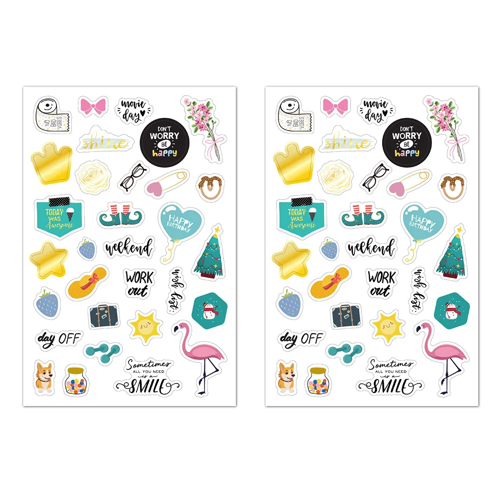 Monthly To Do Stickers Tear Off Sticky Notes Sticker Sets for Planner Agenda 4Sheets/Set