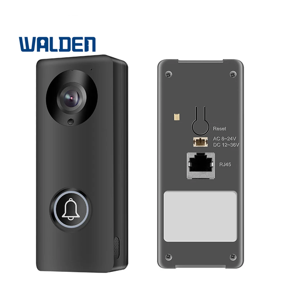 Night Vision Rainproof Video Intercom With Touch Screen WIFI Video Doorbell For Access Control