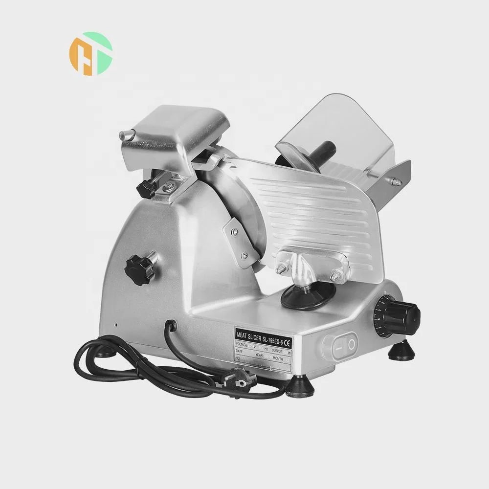 Cost-effective Commercial Stainless Steel Bone Saw Chicken Beef Kebab Electric Frozen Meat Slicer