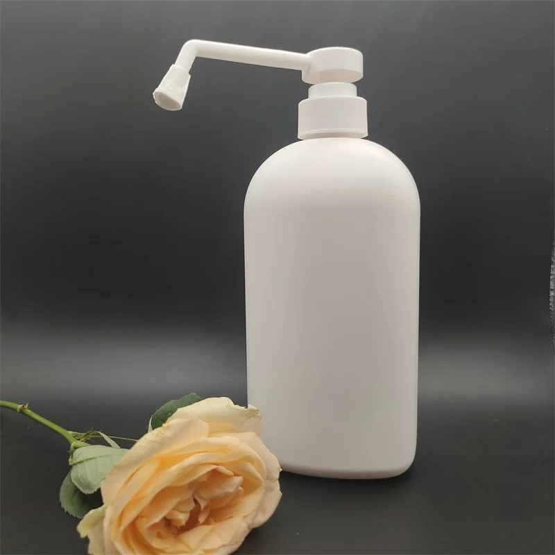 plastic bottle manufacturers long nozzle spraying pump sanitizer public place daily disinfection bottle 800ml