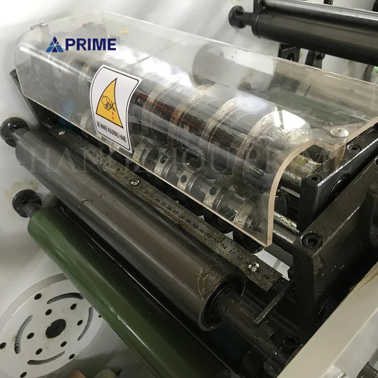 Fully Automatic 450 TOP electric Slitting machine with rotary die cutting station with high quality