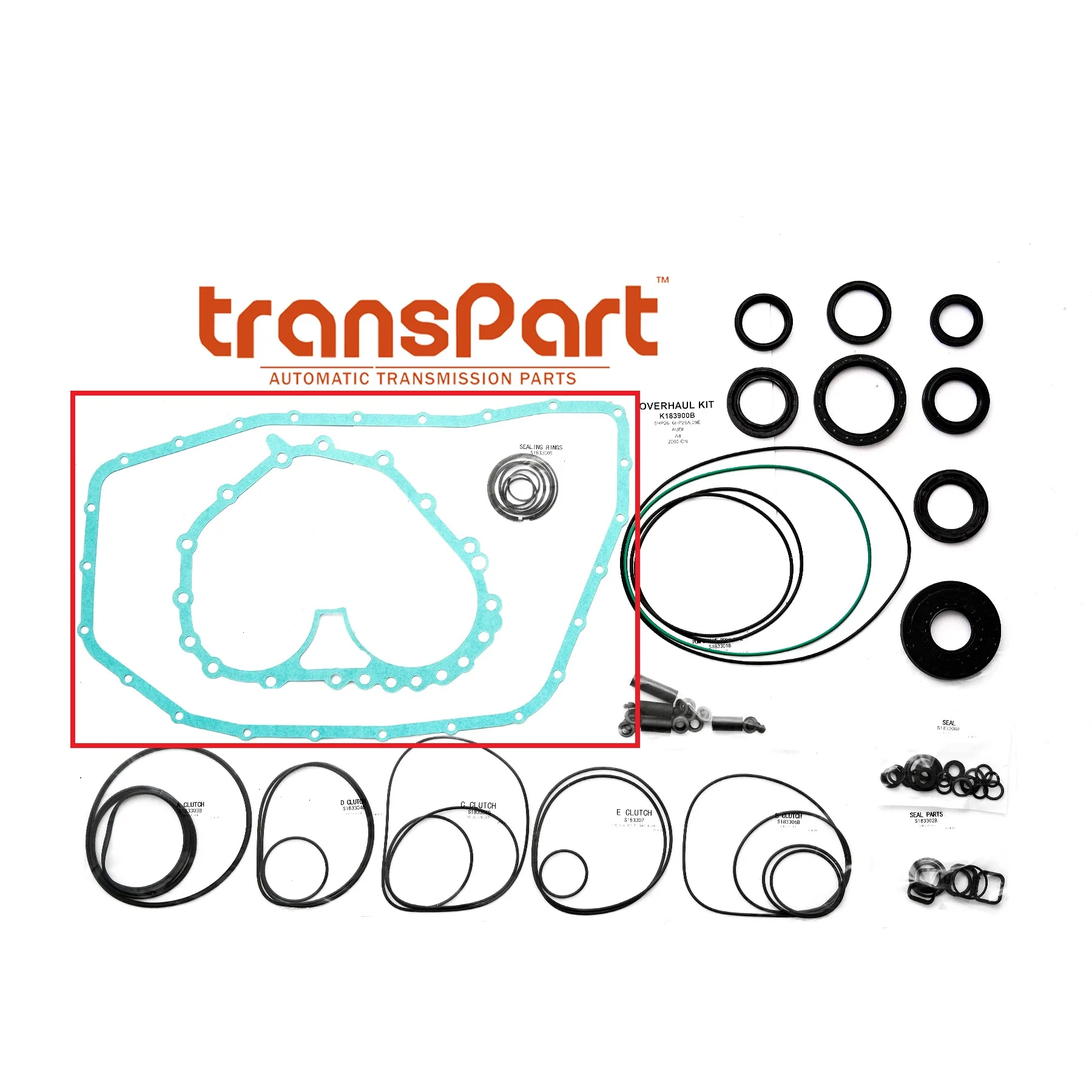 6HP26 6HP26A 09E Automatic Transmission Gearbox Overhaul kit Seal Kit Gasket for AUDI Manufacturer Direct selling