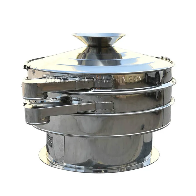 China Supply 304 Stainless Steel Round Sieve Separator Baobab Fruit Powder Sieving Machine Coffee Bean Grading Sieve