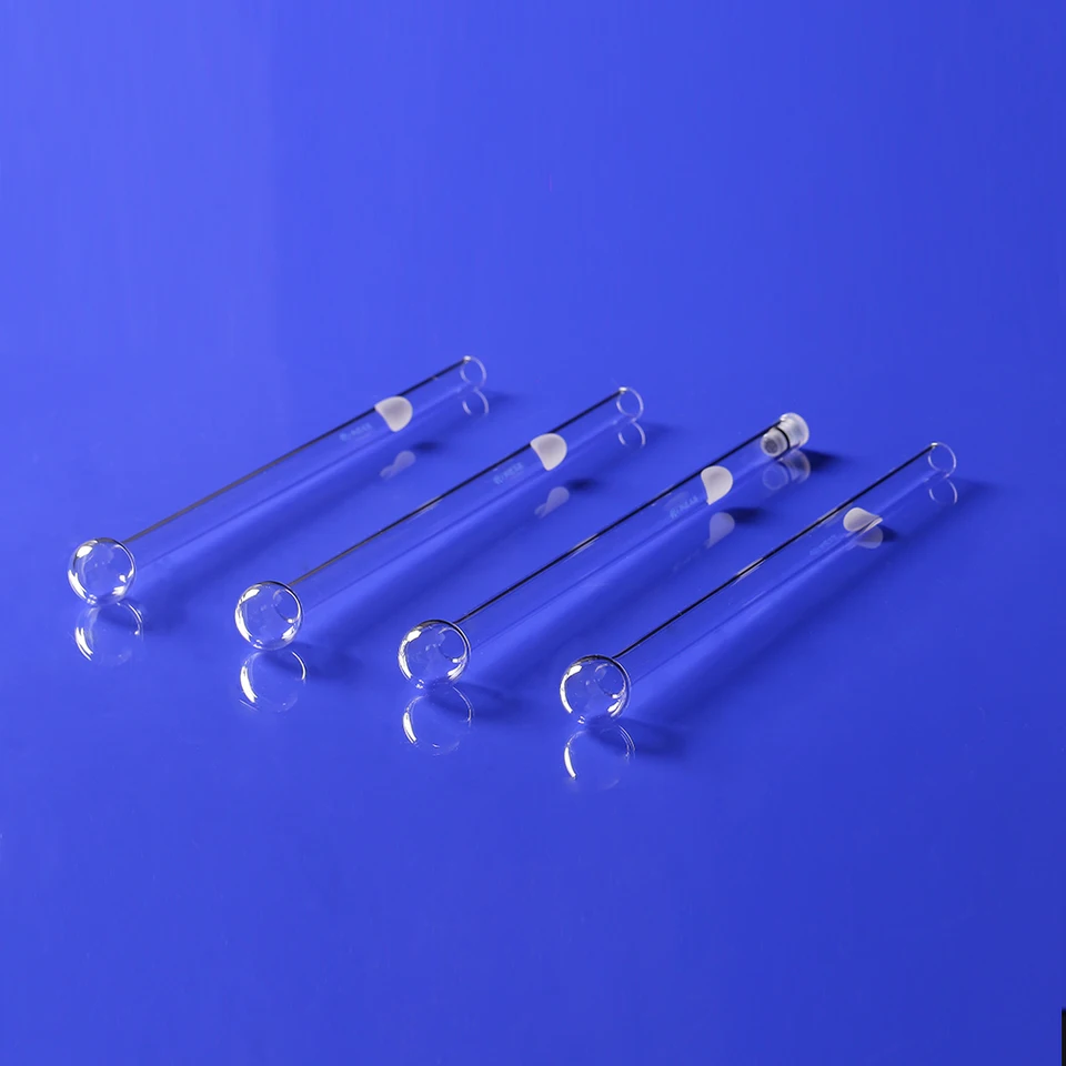 Bet Sample Quartz Tube Quartz Pipes High Quality Hot Sale Ball Shape End Clear Quartz Glass Test Tube