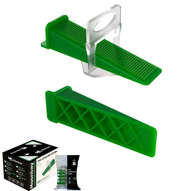 Tile clips leveling system Ceramic plastic tile spacer Level wedges