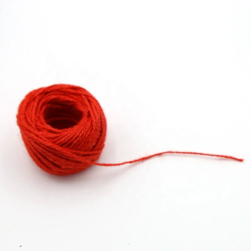 
High quality colored craft twisted cotton macrame rope cord twine string 