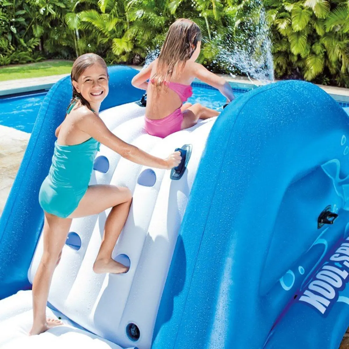 Free Shipping from US Warehouse Small Size Inflatable Water park Swimming Pool Slide for outdoor kids