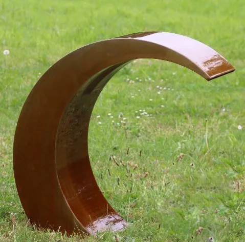 110cm CORTEN steel water bowl decorative garden fountain/waterfall