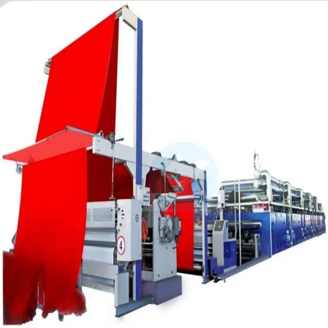 Fabrics And Nonwovens Drying With Oil Heat Setting Type Multi Purpose Stenter Textile Finishing Machine