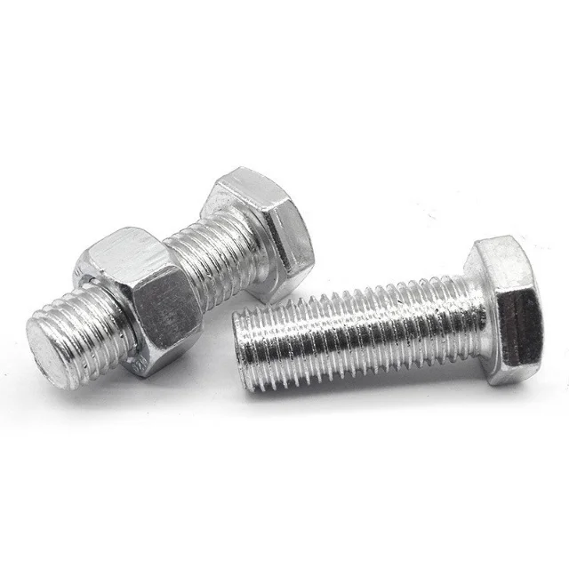 Hexagonal bolts Galvanized carbon steel extension bolts 8.8 10.9 12.9 DIN934 M20 bolts