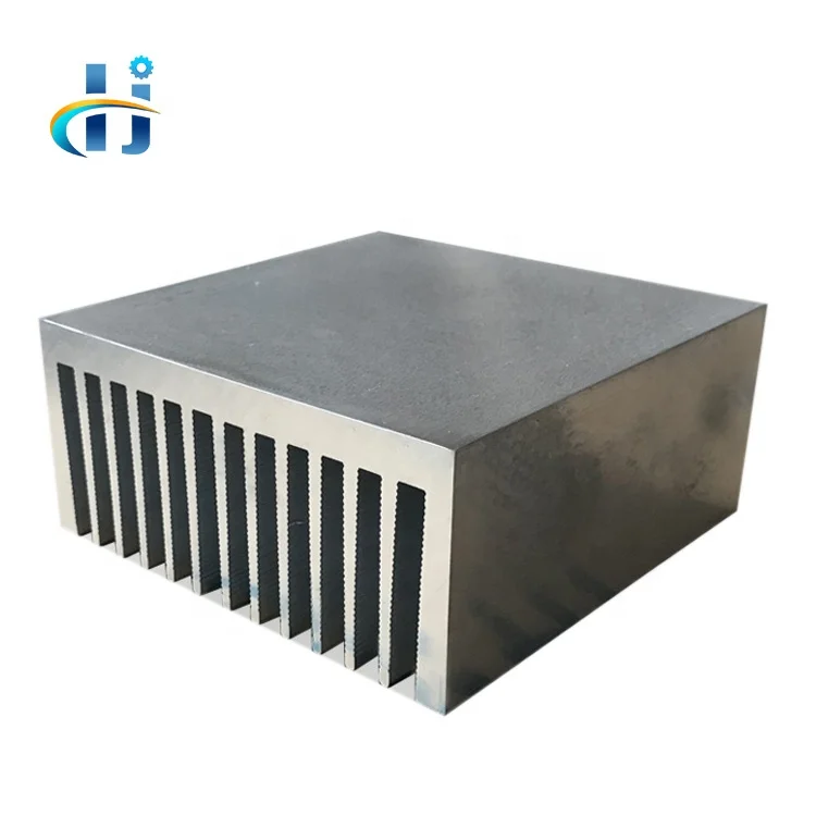  OEM обработанный CNC CPU алюминиевый теплоотвод на заказ фрезерный экструзионный профиль процессор с плотными